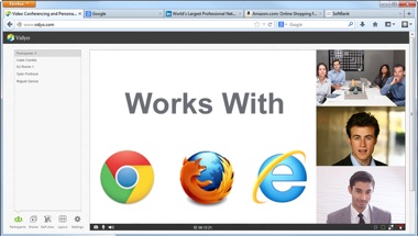 Vidyo VidyoWeb videoneuvottelusovellus